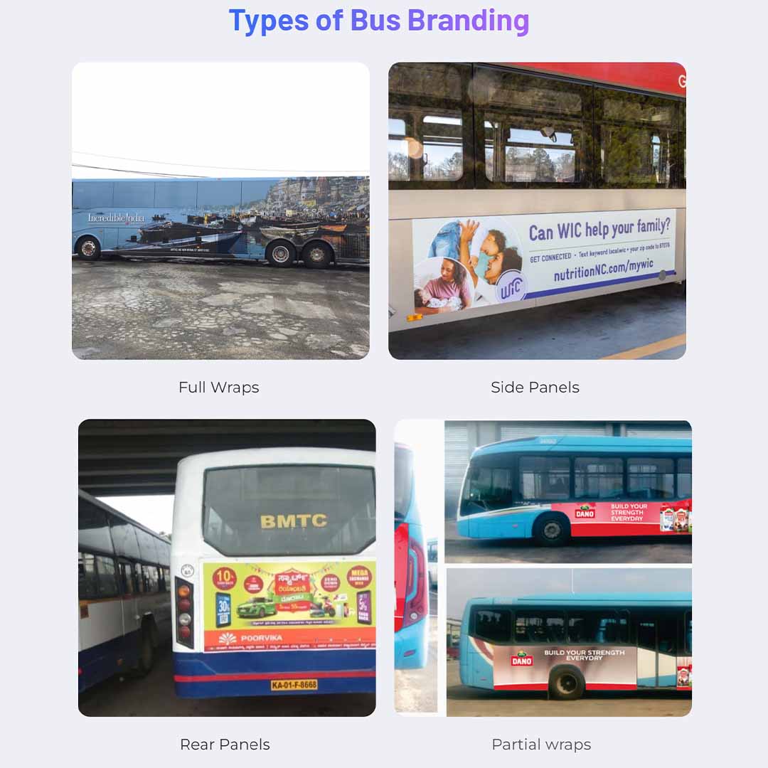 Types of Bus Branding in Hyderabad