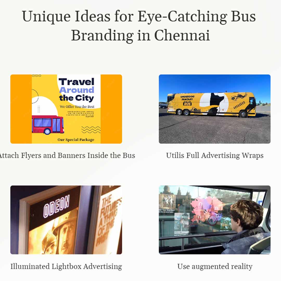 Unique Ideas for Eye-Catching Bus branding in Chennai