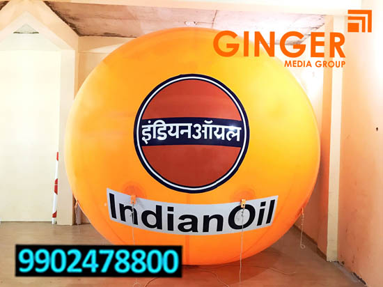 Balloon Branding in India for Indian Oil