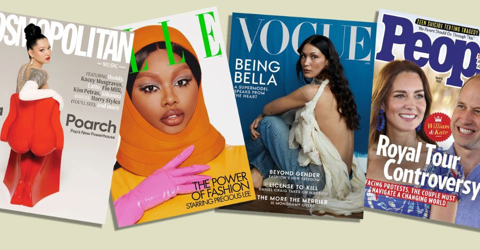 Famous magazines together