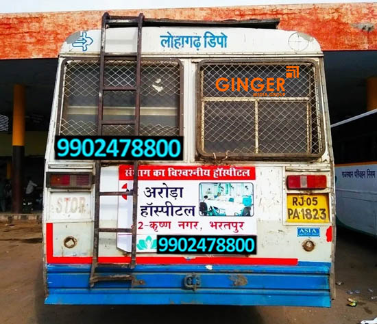 Bus Branding in Jaipur for Arora Hospital