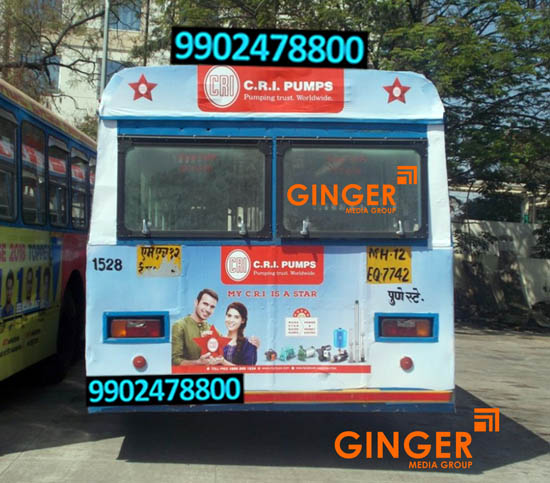 Bus Branding in Pune for C. R. I. Pumps