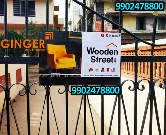Signage Boards in Jaipur for Wooden Street