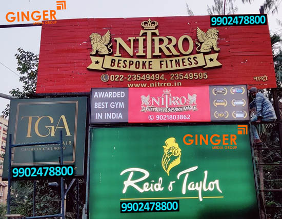 Glow Signage Board in Mumbai for Reid & Taylor