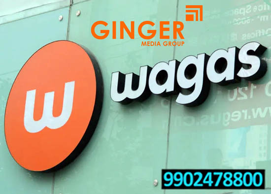 Glowing Signage Board in Bangalore for Wagas