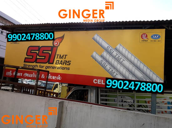 Non-Lit Boards Branding in Delhi for TMT Bars