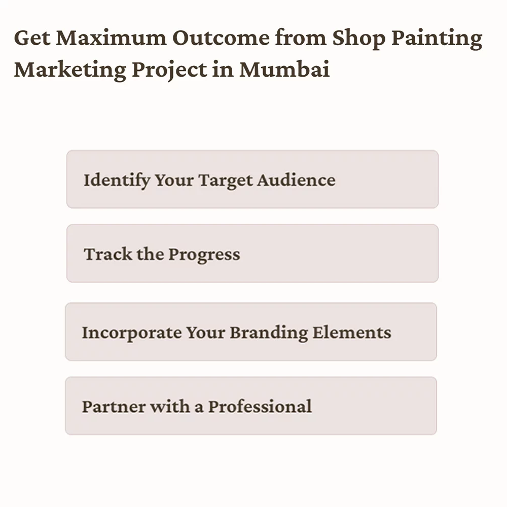 Get Maximum Outcome from Shop Shutter Painting Marketing Project in Mumbai