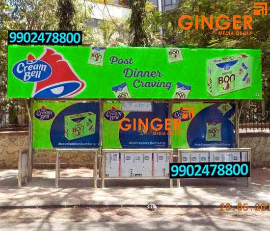 Bus Shelter Advertising in Agra