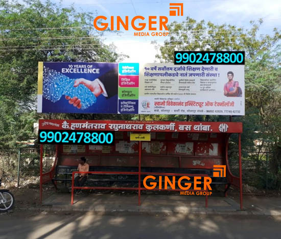 Bus Shelter Advertising in Agra