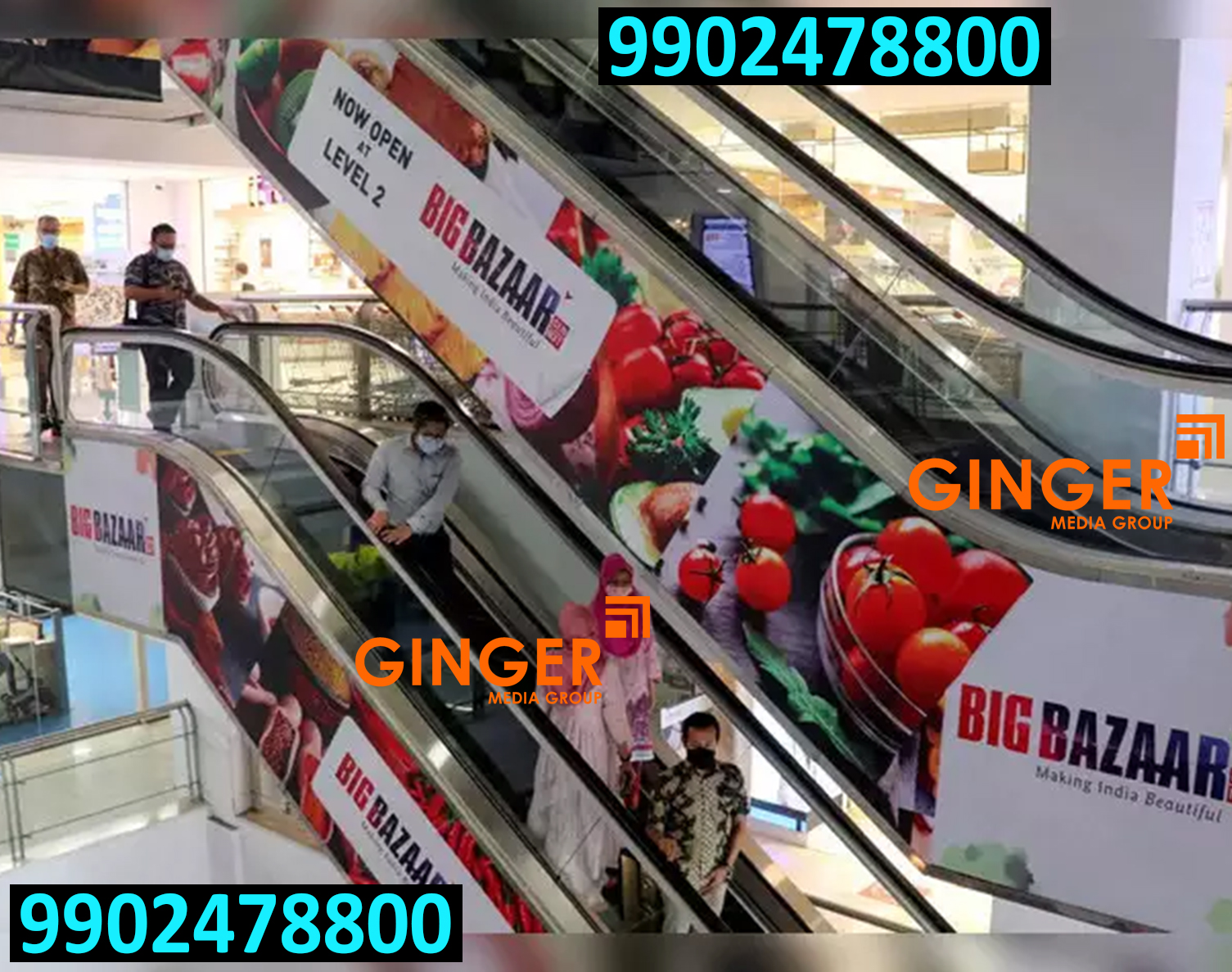 Mall Advertising in India for Big Bazar