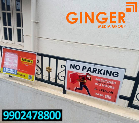 No Parking Boards in Chennai