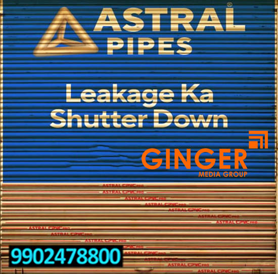 Shop Shutter Painting in Pune for Astral Pipes