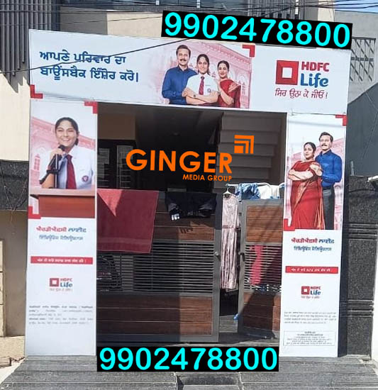 Arch gates in Chennai for HDEC Bank