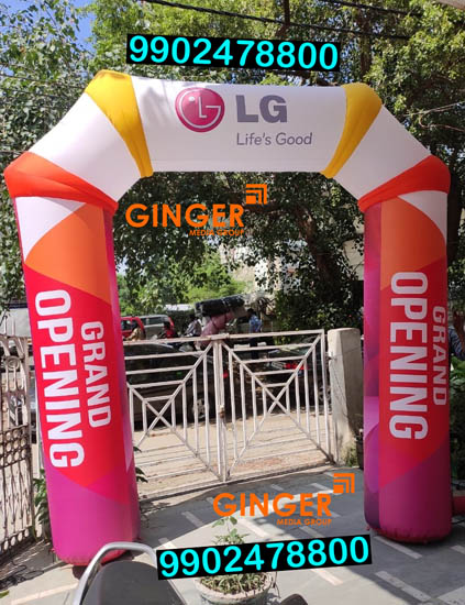 Arch gates in Chennai for LG Brand