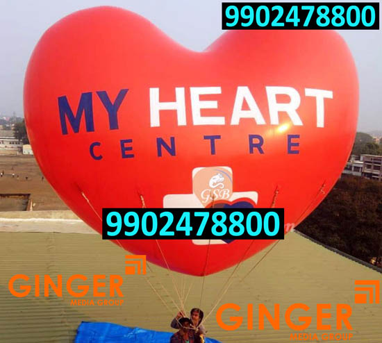 Balloon Advertising in Jaipur for My Heart Centre
