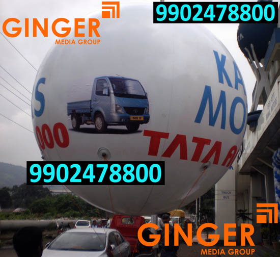 Balloon Advertising in Jaipur for TATA Motors