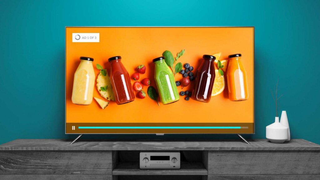 Advertisement of juices