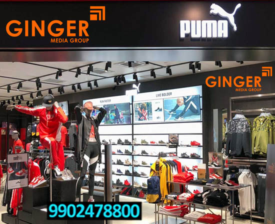 In Shop Branding in Kolkata for Puma Brand