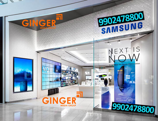 In Shop Branding in Lucknow for Samsung