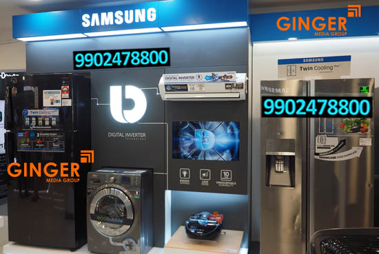 In Shop Branding in Kolkata for Samsung Brand