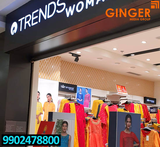 In Shop Branding in Kolkata for Trends Brand