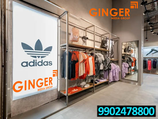 In Shop Branding in Jaipur for Adidas