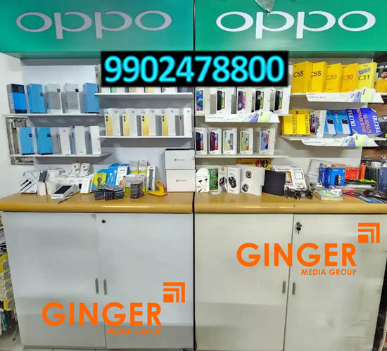 In Shop Branding in Jaipur for oppo brand