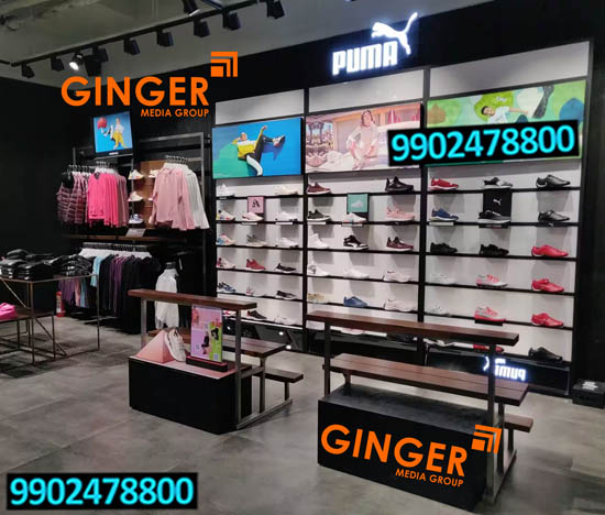 In Shop Branding in Jaipur for Puma brand 
