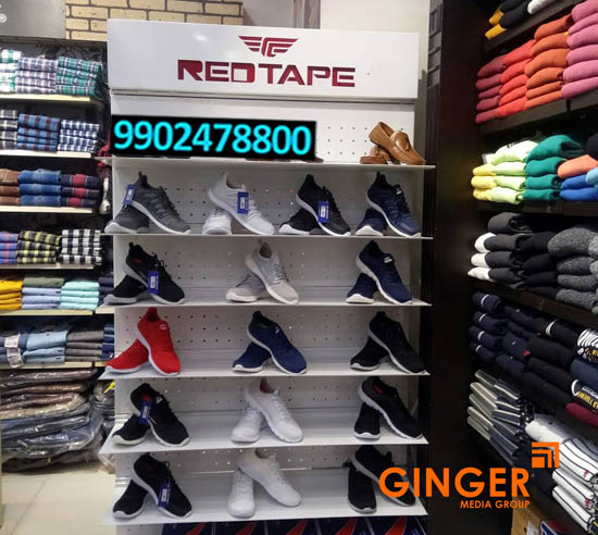 In Shop Branding in Pune for Red Tape
