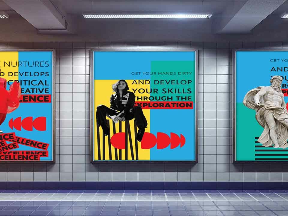 Advertising inside showrooms