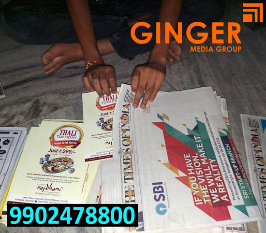 Pamphlet Distribution in Lucknow