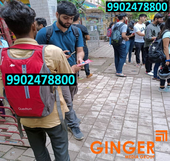 Pamphlet Distribution in Delhi