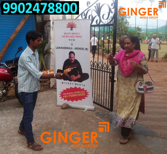 Pamphlet Distribution in Agra