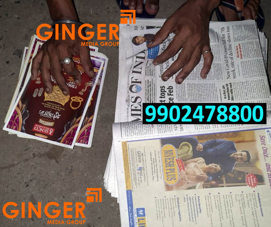 Pamphlet Distribution in Lucknow