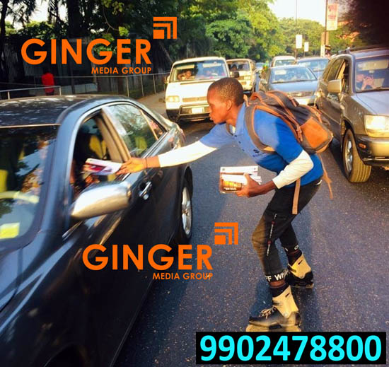 Pamphlet Distribution in Delhi