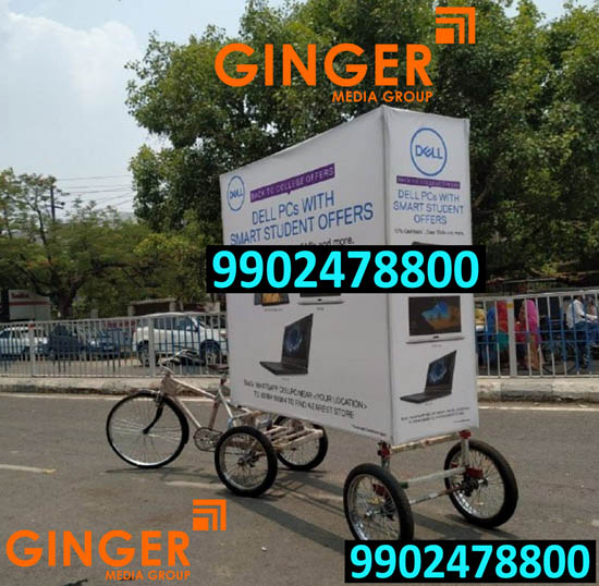 Tricycle Advertising in Delhi, Noida, Faridabad, Ghaziabad and Gurgaon