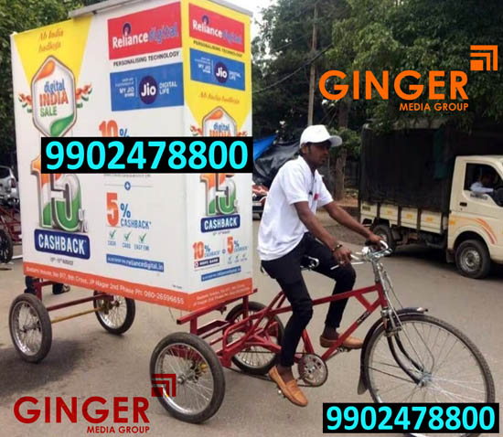Tricycle Advertising in Delhi, Noida, Faridabad, Ghaziabad and Gurgaon