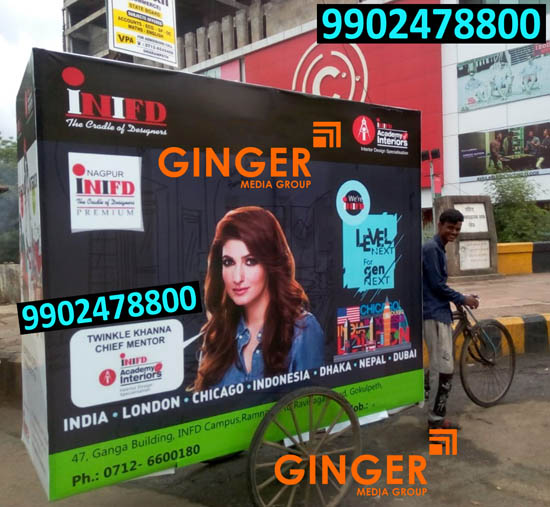Prime locations for Tricycle Advertising in Lucknow