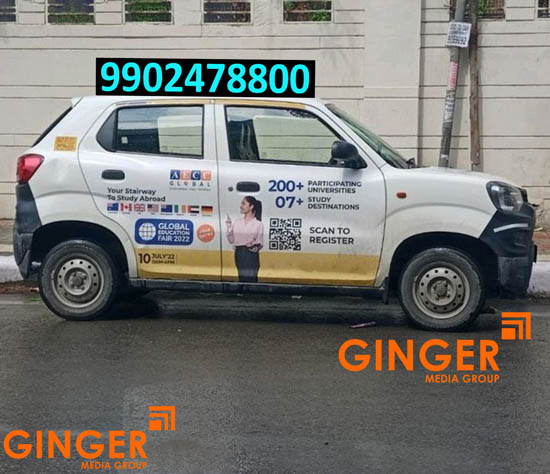 Cab Advertising Process in Agra for Berger