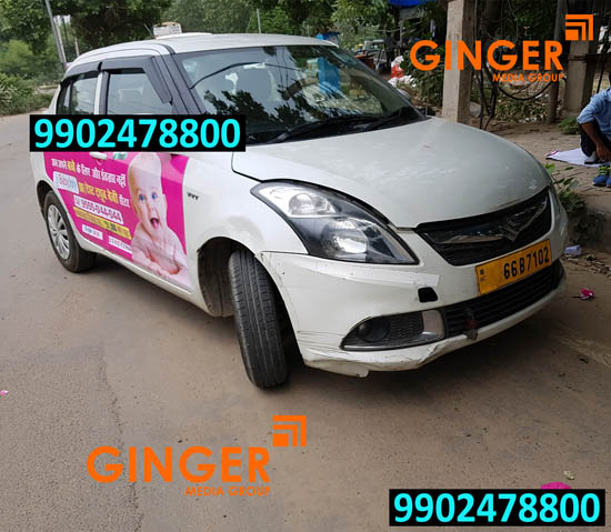 Cab Advertising in Lucknow for Berger Paint