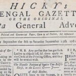 India’s First newspaper called Bengal Gazette