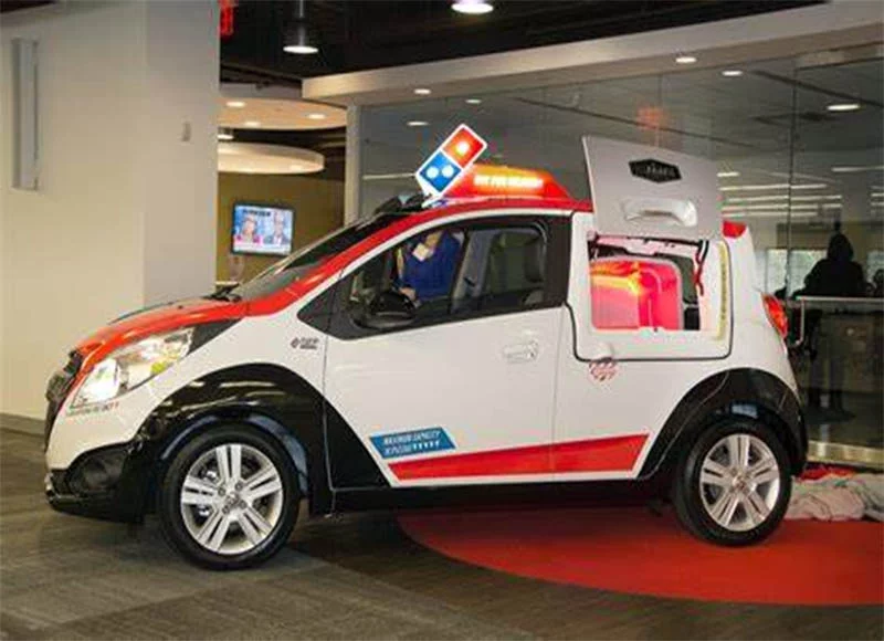 Full car wrap Advertising done by Domino’s