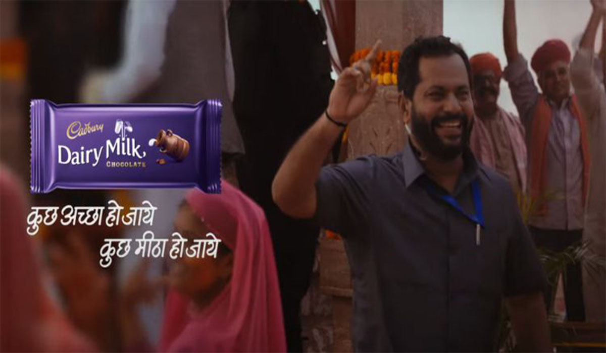  Cadbury Dairy Milk Commercial advertisement images in the market
