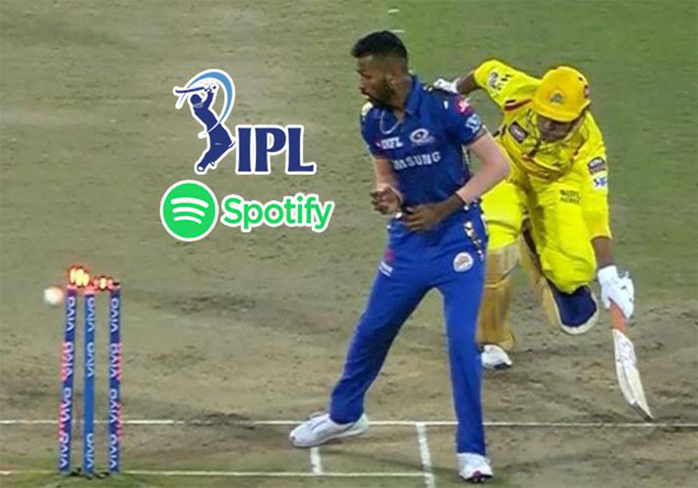 2 IPL players playing cricket