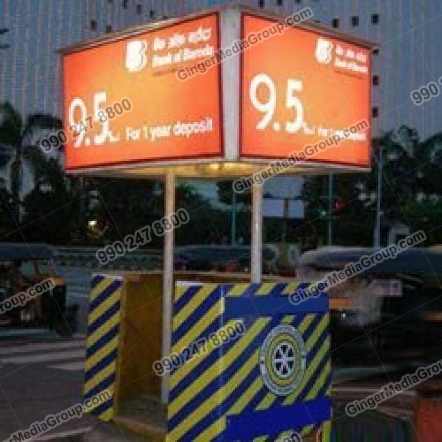 Top colors used in Auto rickshaw advertising