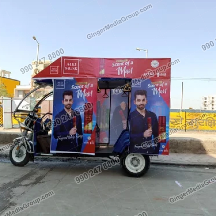 Auto Rickshaw Advertising in Rajasthan