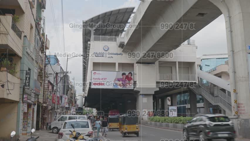 Airtel Advertising in Metro Station – RTC X Roads