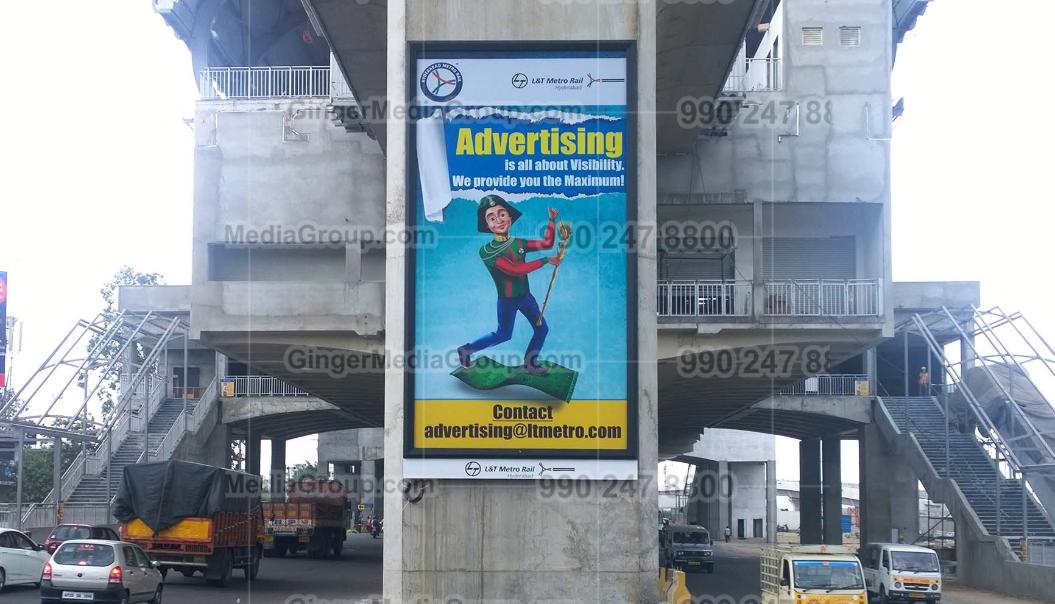 LT Metro Rail Advertising in Metro Station – RTC X Roads