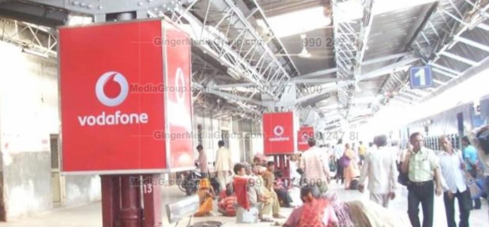 Vodafone Advertising in Indian Railways