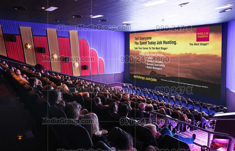 Wells Fargo Theatre Advertising in Milano Multiplex Mall